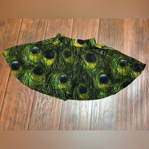Peacock Feather Print Dress